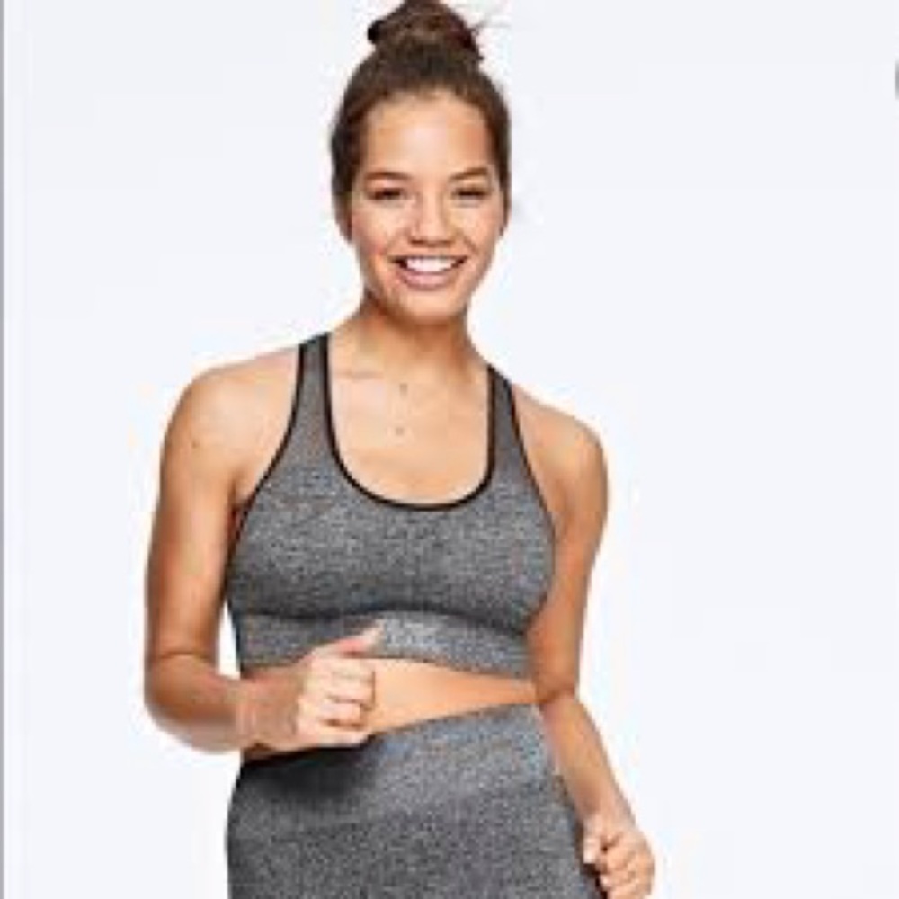 ‼️NWT‼️PINK Victoria's Secret Women's Gray Sports Bra Small